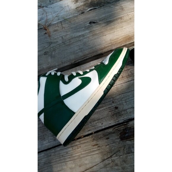 Nike Dunk High‎ 2011 Green 317982-119 Size 13 main image 14